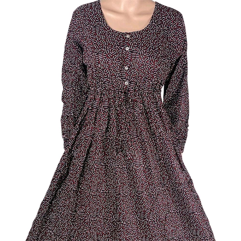 Cotton Printed Maxi Dress