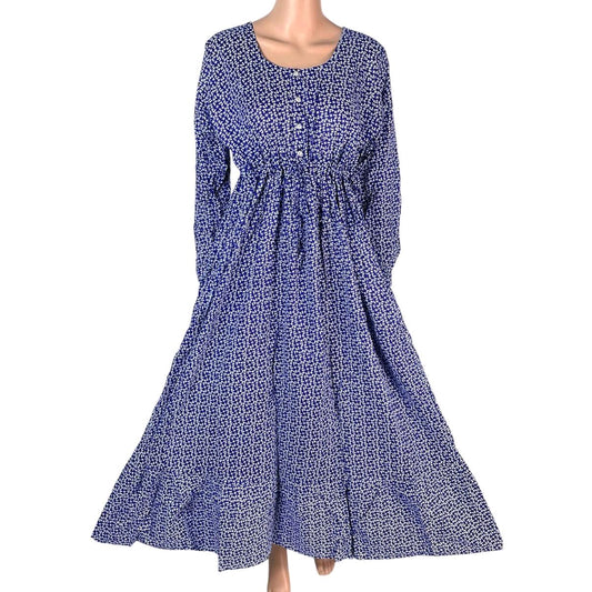 Cotton Printed Maxi Dress