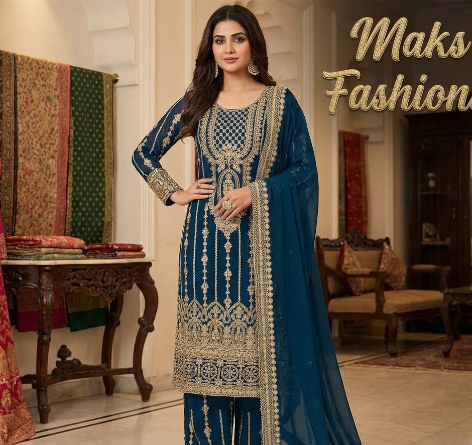 Elevate with our Asian Ready-made Stunning Palazzo Suit