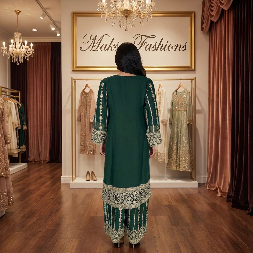 Elevate with our Asian Ready-made Stunning Palazzo Suit