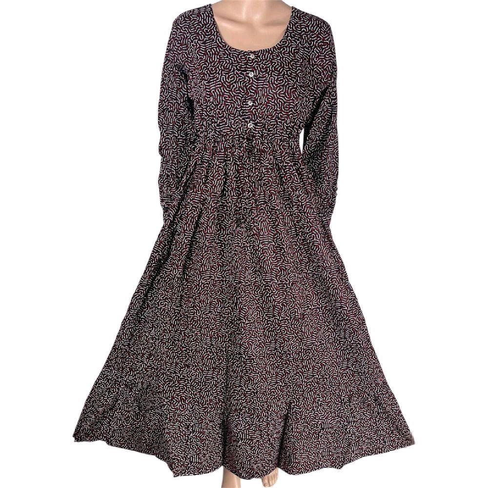 Cotton Printed Maxi Dress