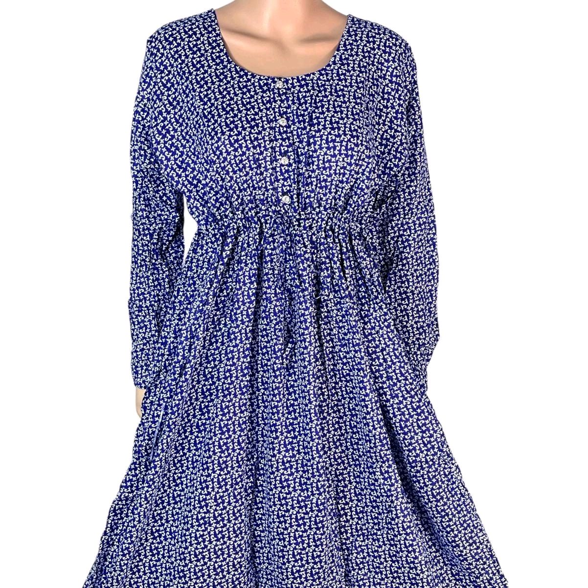 Cotton Printed Maxi Dress