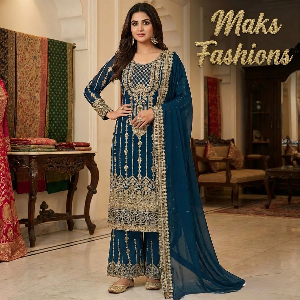 Elevate with our Asian Ready-made Stunning Palazzo Suit