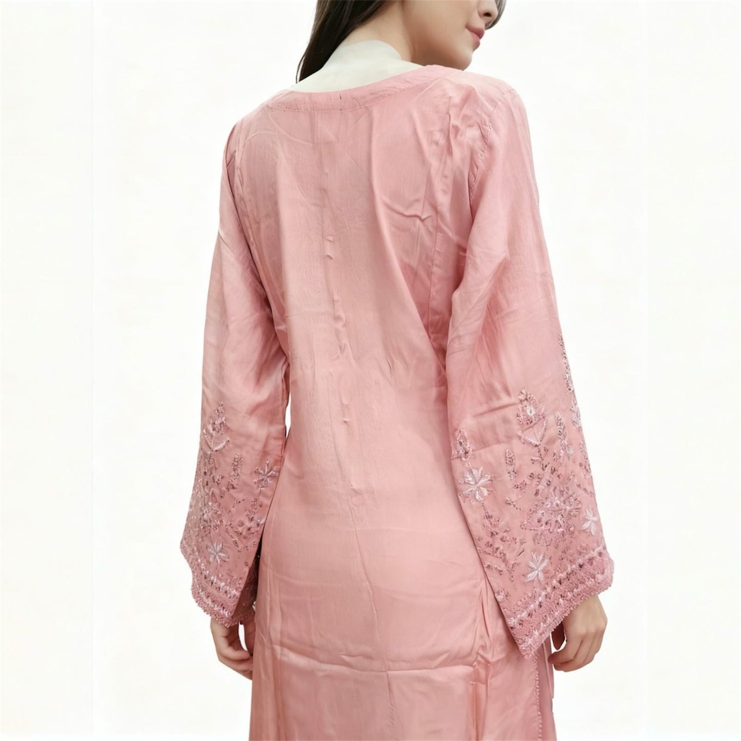 Ready Made Embroidered Sequins suit with Palazzo Trousers