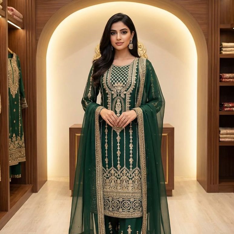 Elevate with our Asian Ready-made Stunning Palazzo Suit