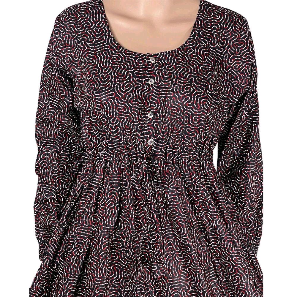 Cotton Printed Maxi Dress