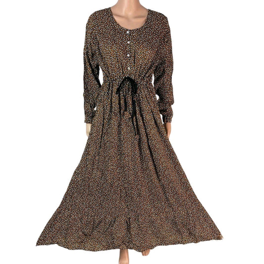 Cotton Printed Maxi Dress